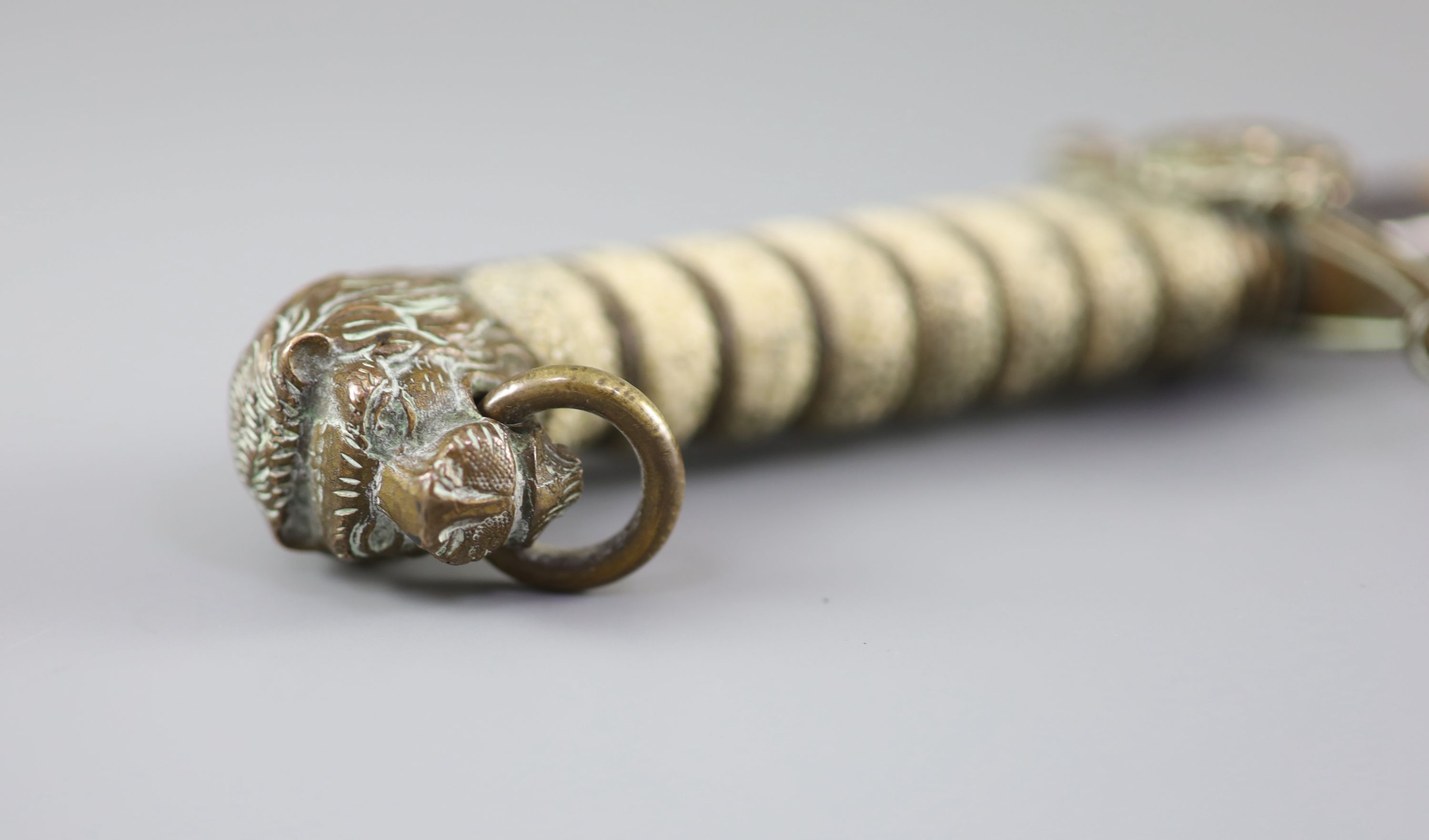 An Edward VII Naval officer’s dress dirk The Dirk blade 18